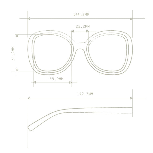 OKKIA - ANNA Transparent Brown