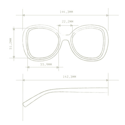 OKKIA - ANNA Transparent Brown