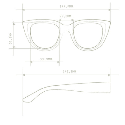 OKKIA - Silvia Transparent Braun